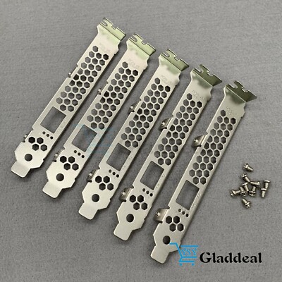 5pcs Full Height Bracket for Qlogic QLE2660 2670 2690 HP QW971A 16GB HBA US