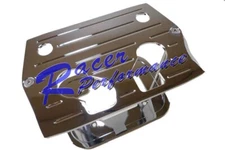 Chrome Billet Ball-Mill Aluminum Optima Battery Tray 34 78 Yellow Red Hold Down