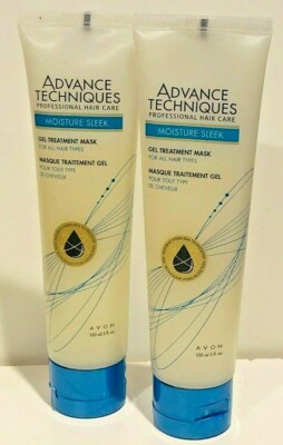  Avon Advance Techniques Pro Hair Care Moisture Gel Treatment Mask 2 PACK