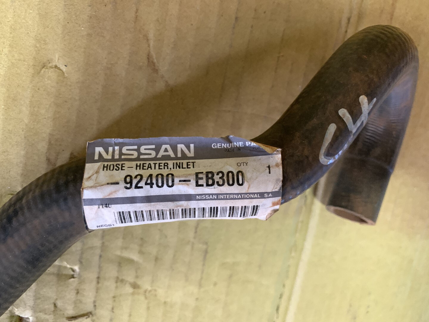 Nissan Navara D40 Heater hose. p/n 92400EB300 for sale online eBay
