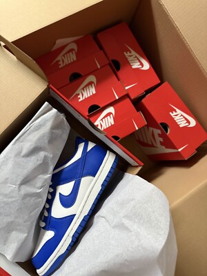 Nike Dunk Low 'Racer Blue/White' Unisex UK Größe 5,5 | Schneller Versand   