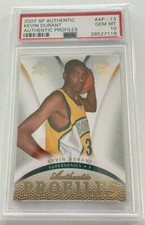 Kevin Durant 2007 SP Authentic Profiles ROOKIE RC #AP13 PSA 10 GEM MINT LOW POP