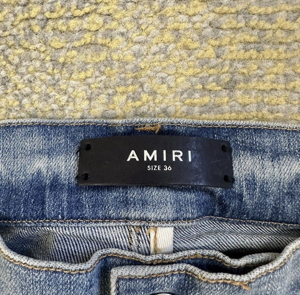 Amiri Velvet Pj MX2 Jean Clay Indigo Blue Size 36 Amiri Velvet Pj MX2 Jean Clay Indigo Blue Size 36