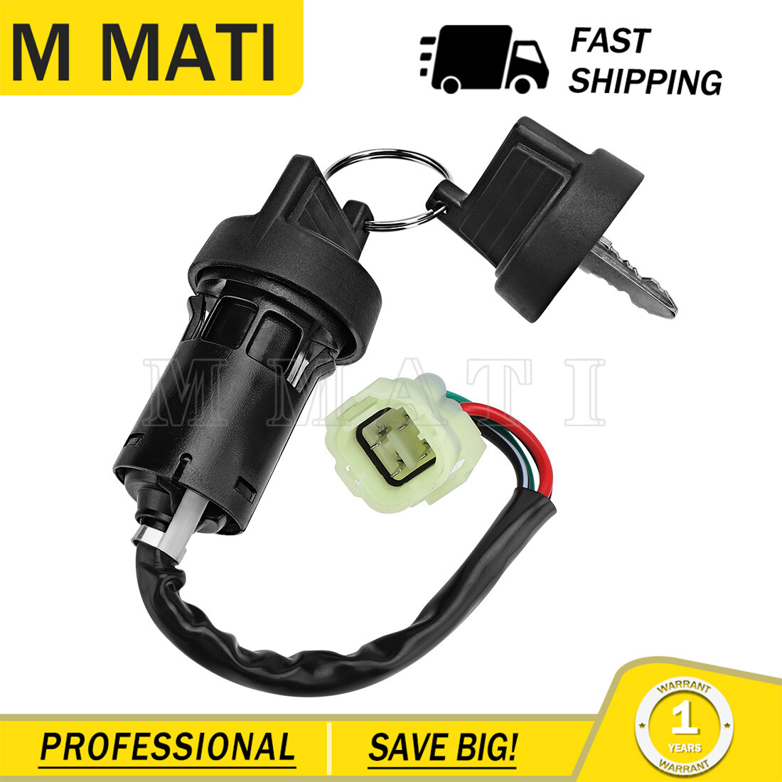 Ignition Key Switch for Kawasaki KFX 50 2007-2009 2013-2023