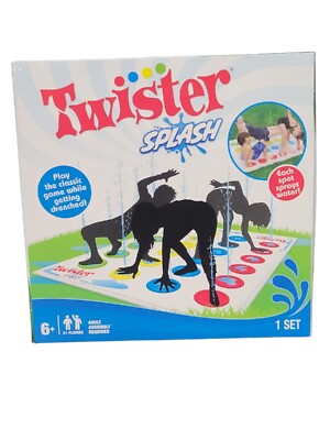 Hasbro Twister Splash Water Game for Kids Backyard Sprinkler Outdoor Games
