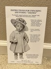 Vintage Easter Danbury Mint Sunday Best Amanda Porcelain Doll Blonde Doll — photo 2