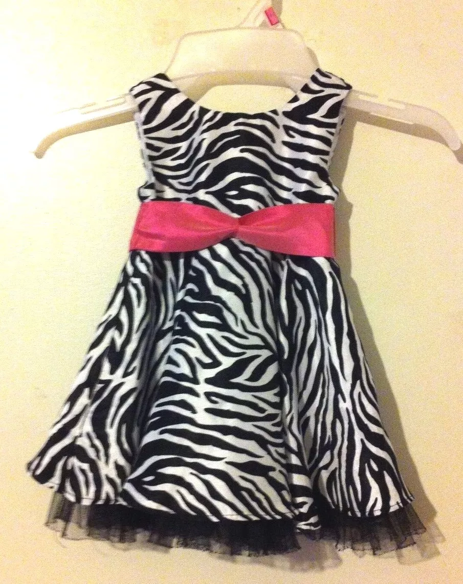 Ladies zebra print dress top