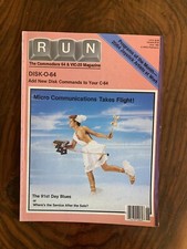 RUN The Commodore 64 VIC-20 Vintage Magazine, June 1984, A