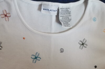 Damen T-Shirt White Stag