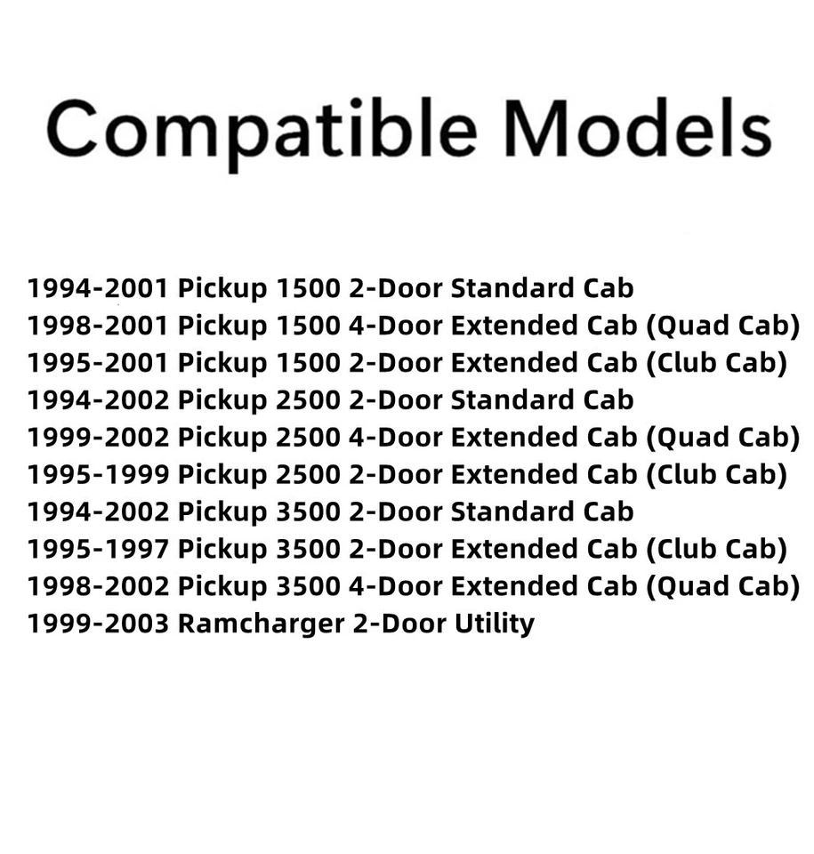 Подходит для 94-01 Dodge Ram 1500 94-02 2500 3500 пассажирское правое переднее стекло на окно двери - Изображение 2 из 4