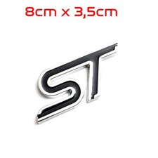 STEMMA LOGO EMBLEMA VOLANTE PER FORD FOCUS FIESTA MONDEO KUGA PUMA ST LINE