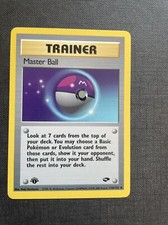 Master Ball 1st Edition Gym Challenge 116/132 NM WOTC Pokemon Card