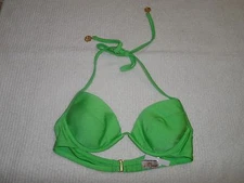 Luli Fama 'Cosita Buena' Underwire Push-Up Bikini Top Green XS-$90
