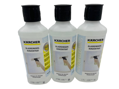 (13,30 /L) Kärcher Glasreiniger-Konzentrat RM 500  3x500ml