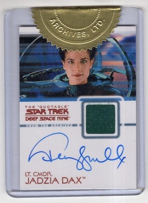 Star Trek Deep Space 9 zitierbare automatische Kostümkarte Terry Farrell [6 Hüllen]