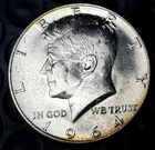 1964-D Kennedy Half Dollar Uncirculated Slightly Toned  #2