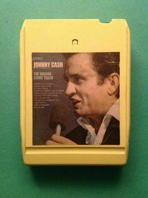 JOHNNY CASH Singing Storyteller  SUN T 115  8 Track Tape