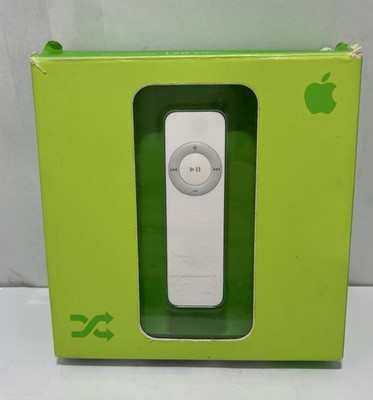 Apple iPod shuffle 1st Gen 512MB White Media Player Rechargeable 12hr MP3