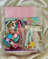Christmas Junk Journal Ephemera Kit 101 Pc Pastel Candy Nutcracker Scrapbook