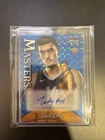 Zach Edey 2025 Topps Finest Masters Auto Blue /99