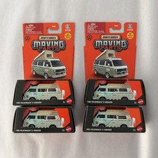 2026 Matchbox Moving Parts 1986 Volkswagen T3 Vanagon 2550 Lot Of 4