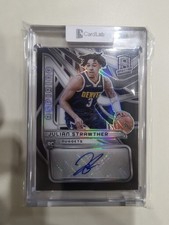 2023-24 panini spectra aspiring autographs julian strawther rookie card. rookie card picture