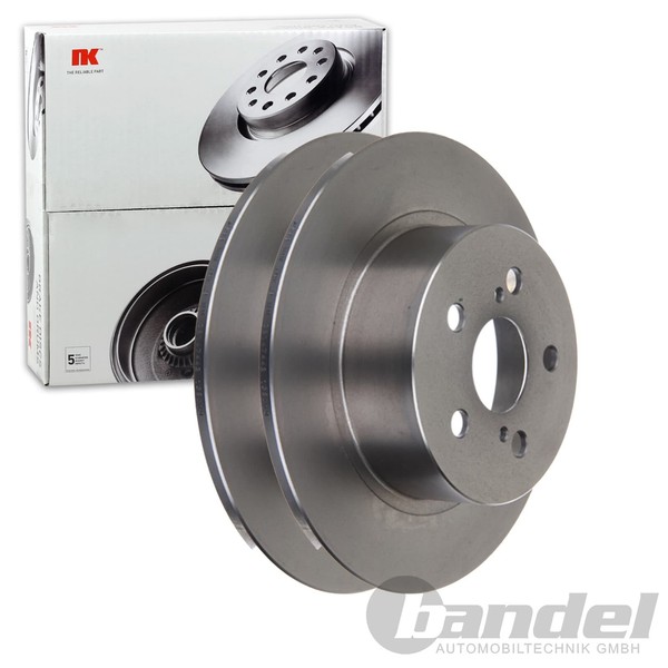 2X NK Bremsscheiben 271Mm Voll Hinten Passend FÜR Toyota Avensis | 204593-image