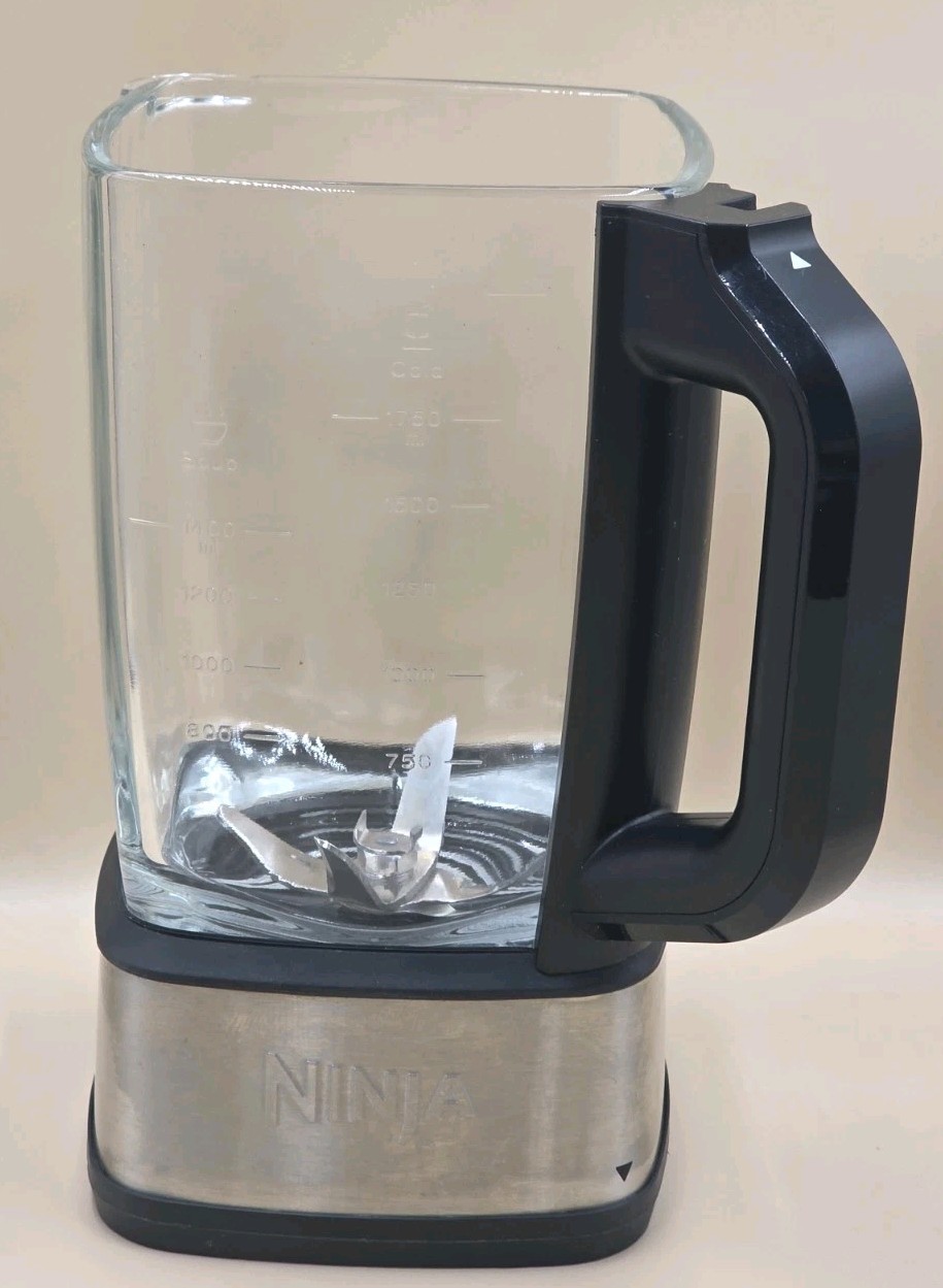 Ni Lid~Ninja HB152 1400W Foodi Cold /Hot 64 Oz Glass Pitcher Blender Jar 
