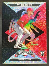 2025 Panini Crusade Crusade Blue Black Mojo #97 Dylan Crews RC 1/1