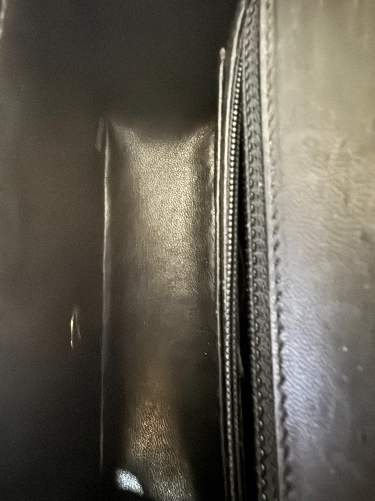 CHANEL Black Mini Rectangular Chevron Flap Bag sh… - image 10