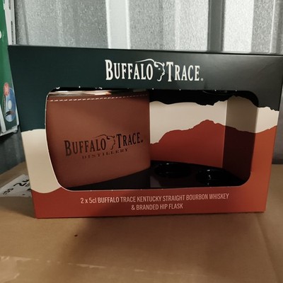 Buffalo Trace Edelstahl Flachmann 6oz NEU
