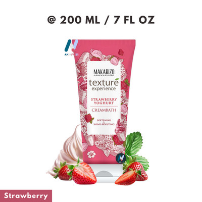 MAKARIZO Professional Texture Experience Creambath Strawberry Yoghurt Tube 200ml