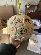 Signed 2005-2006 Tottenham Team Football Autograph