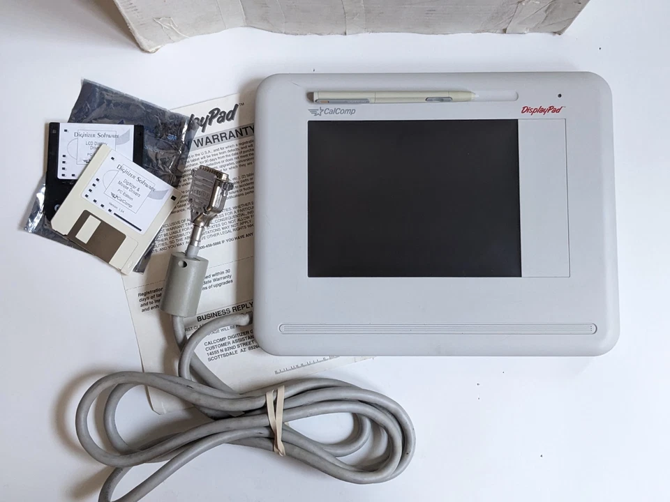 Vintage 1992 CalComp DisplayPad Desktop Pen-Based System Complete in Box Unteste - Image 3 of 4