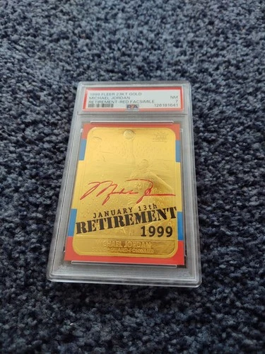 Jordan 1999 Fleer Jordan Gold
