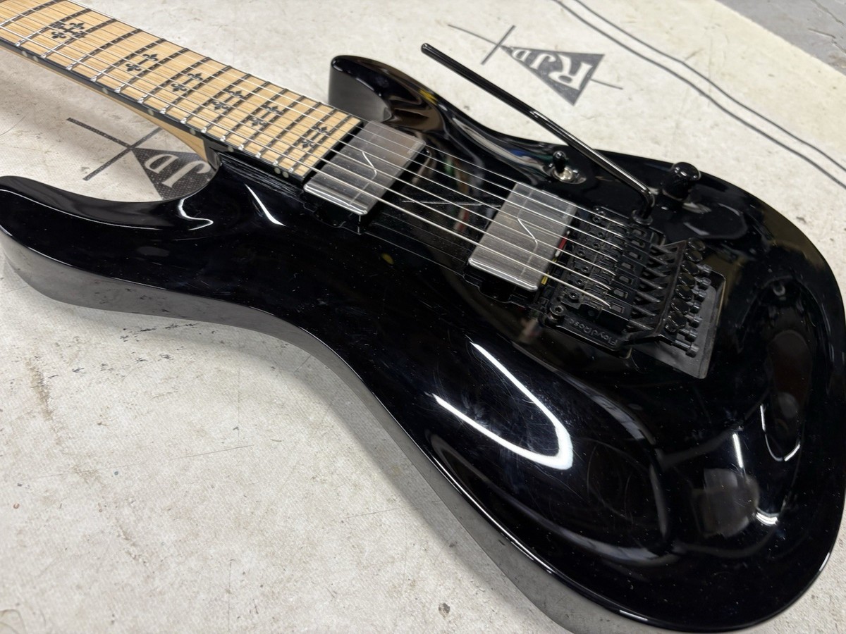 Schecter Jeff Loomis JL7 Electric Guitar Black 7 String Floyd