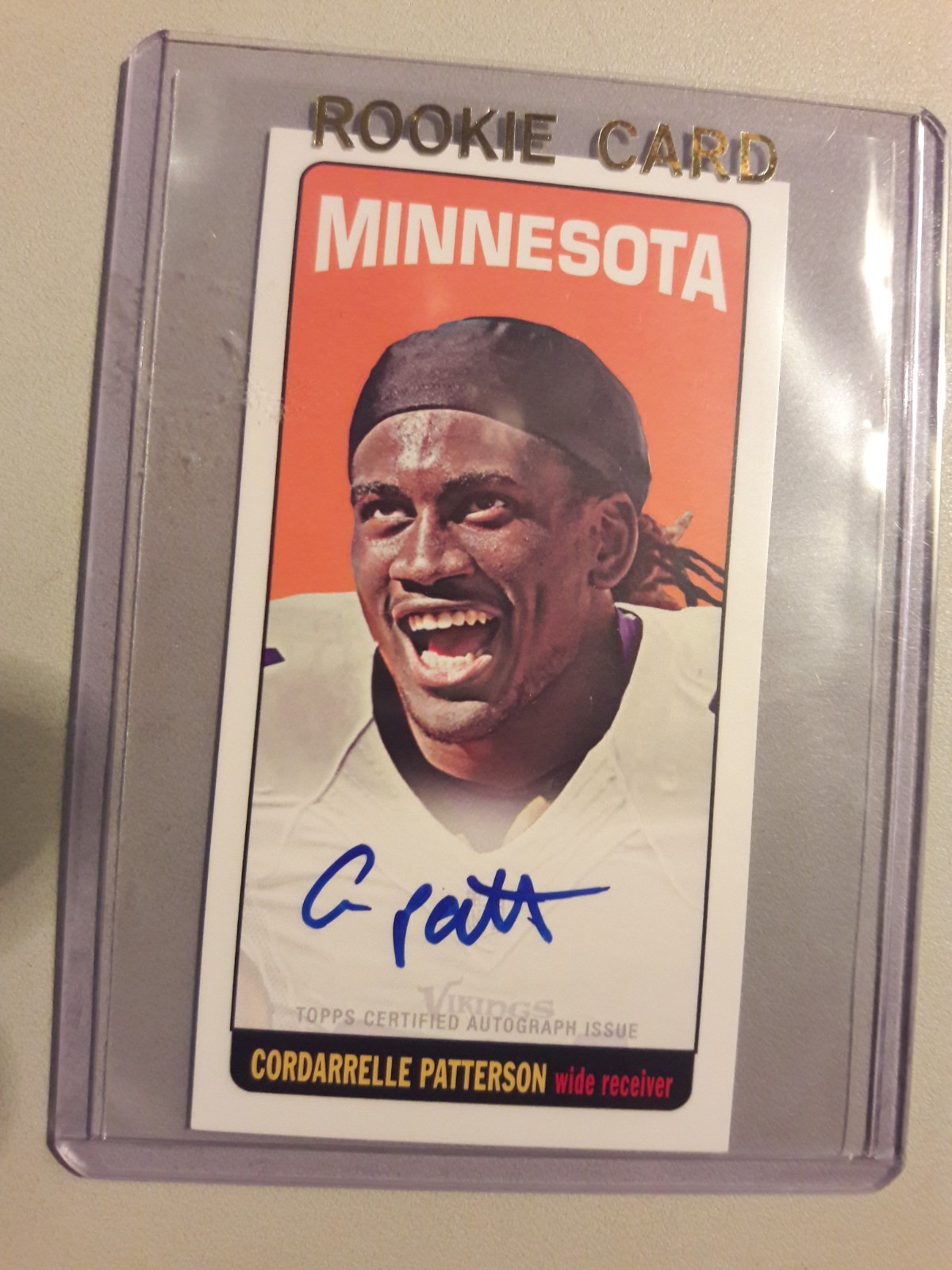 Cordarrelle Patterson Topps 1959 Mini Rookie Autographs #4 Base