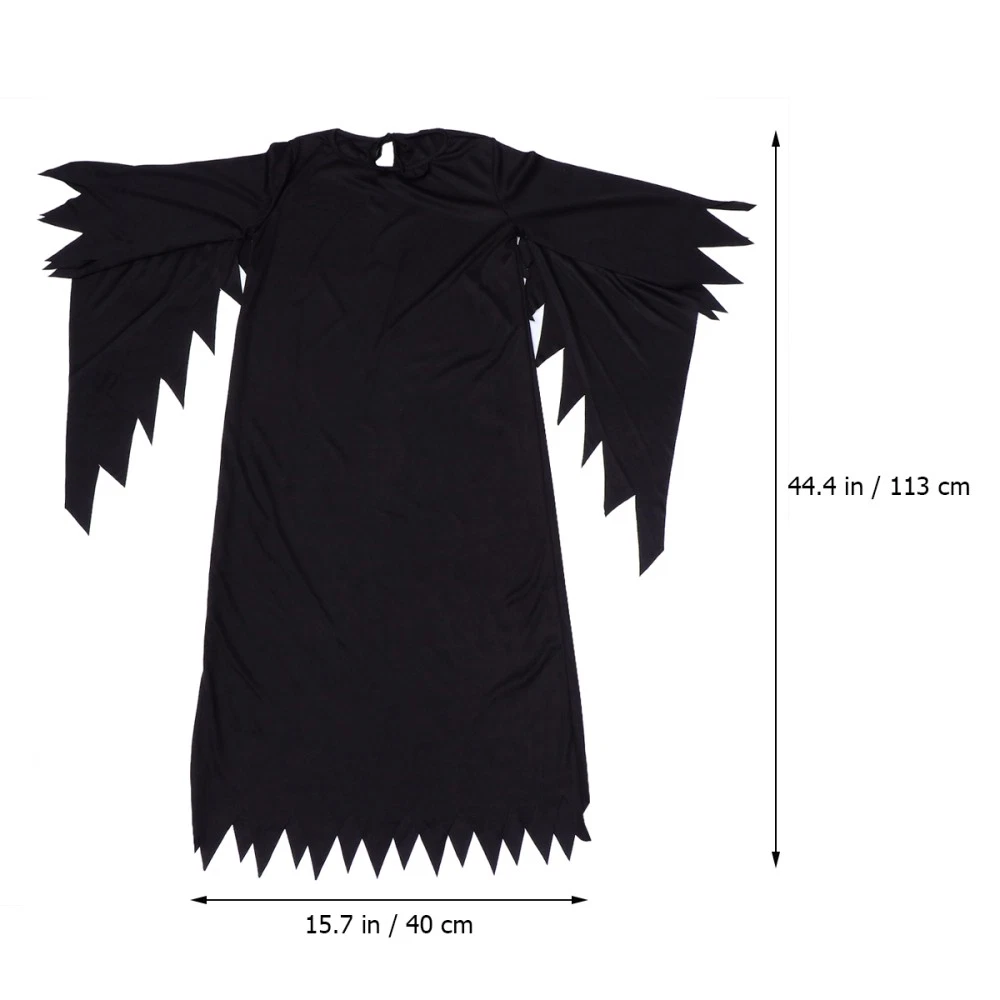 VETEMENTS 1PZ Halloween Vestito Fantasia Terrore Abito Morte per Maschera Cosplay