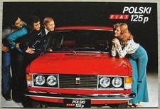 POLSKI FIAT 125p 1500 & 1300 Car Sales Brochure 1975