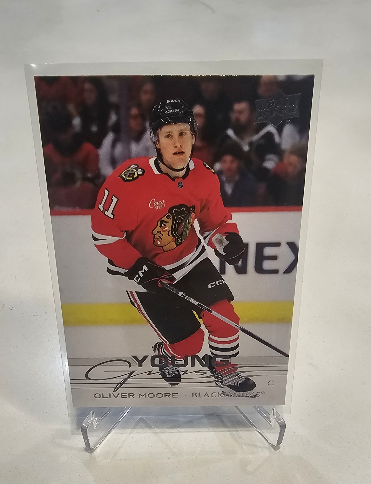 2025-26 Upper Deck Series 1 Young Guns Oliver Moore Chicago Blackhawks #216