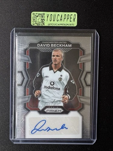 David Beckham - 2023-24 Panini Prizm Premier League Soccer Auto #S-DBE