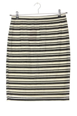 MAX STUDIO Bleistiftrock Damen Gr. DE 38 weiß-schwarz Casual-Look