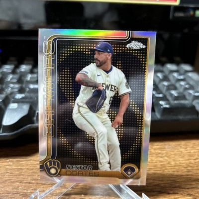 2025 Topps Chrome - Nestor Cortes #22 Lightboard Logo Refractor SSP