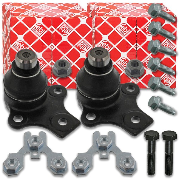 2X Febi Bilstein Traggelenk FÜHrungsgelenk Vorne VW Golf Passat Seat Cordoba-image
