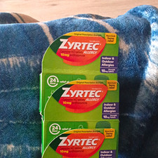 Zyrtec Allergy Relief 10mg, 60-Pack, Exp12/2028