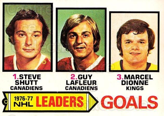 1977-78 O-pee-chee #1 Steve Shutt, Guy Lafleur, Marcel Dionne