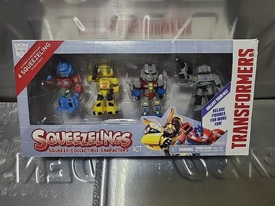 2022 Transformers squeezelings 4 figures Squeeze Collectible Characters Box Set.