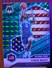 🔥2020-21 Panini Mosaic National Pride Mosaic Prizm Tyrese Maxey RC🔥 #259 76ers