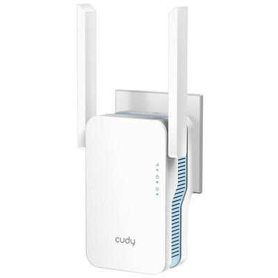 Cudy AC1200 WiFi Extender, 1.2Gbps Home Signal Booster, Dual Band White