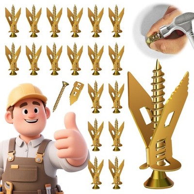 200 Pcs Self Drilling Drywall Anchors with Screws Kit, Metal Expansion Bolt
